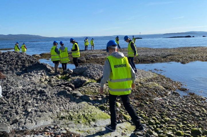 Skoleelever besøkte Langøya